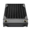 EXTREME XSPC RX240 Dual Fan Radiator V3, misiņa/vara, 240mm, 2 ventilatori, melns