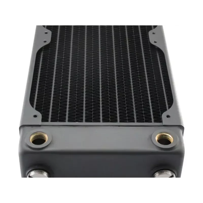 EXTREME XSPC RX240 Dual Fan Radiator V3, misiņa/vara, 240mm, 2 ventilatori, melns