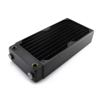 EXTREME XSPC RX240 Dual Fan Radiator V3, misiņa/vara, 240mm, 2 ventilatori, melns