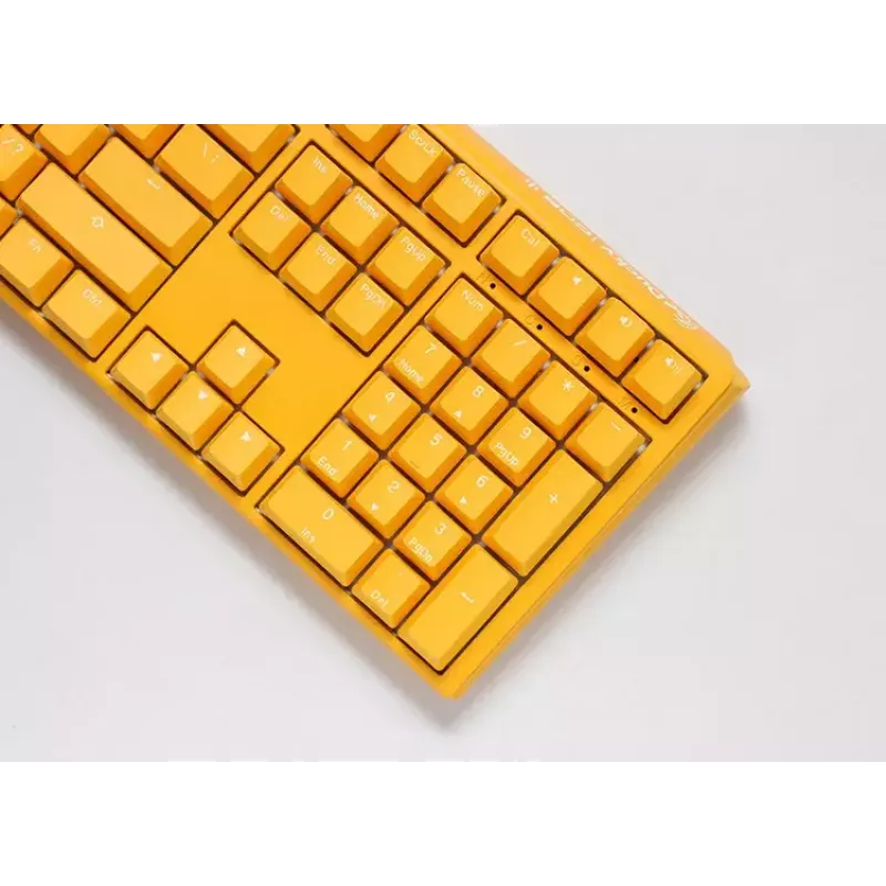 Ducky One 3 dzeltena klaviatūra spēlēm USB mehāniskā RGB LED