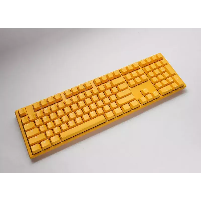 Ducky One 3 dzeltena klaviatūra spēlēm USB mehāniskā RGB LED