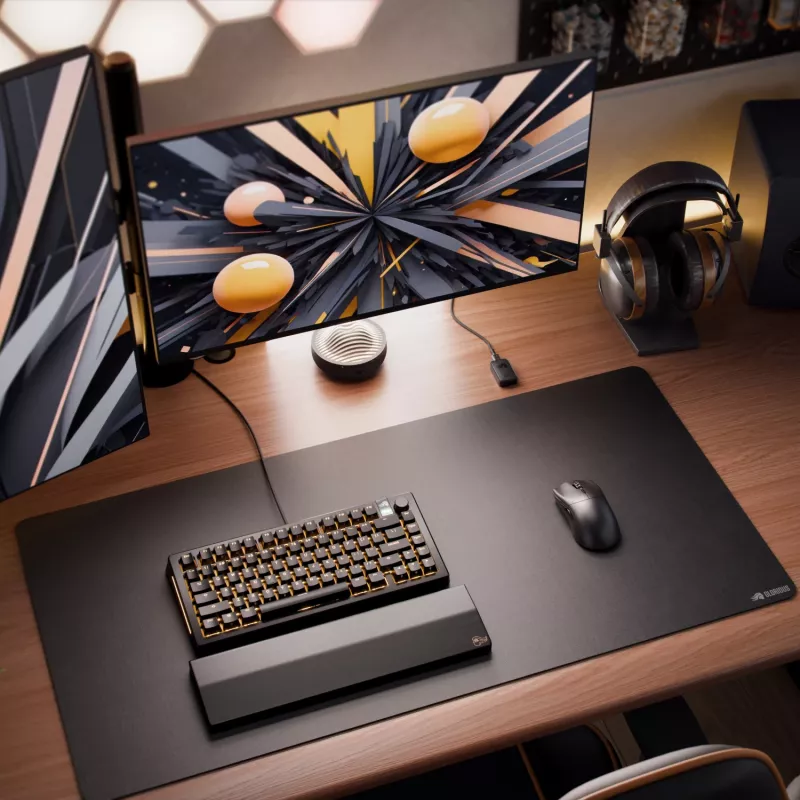 Bezvadu spēļu pele GLORIOUS Series 2 PRO (labās rokas) — 26 000 DPI, RF bezvadu + USB‑C, 4K/8K Hz, 6 pogas, Melna