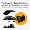 Bezvadu spēļu pele GLORIOUS Series 2 PRO (labās rokas) — 26 000 DPI, RF bezvadu + USB‑C, 4K/8K Hz, 6 pogas, Melna