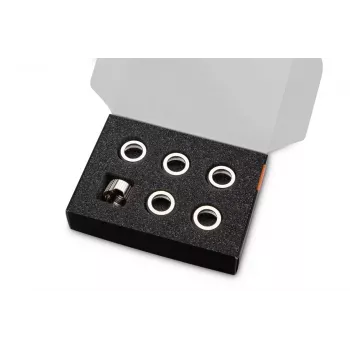 Kompresijas gredzens EK Water Blocks Brass Nickel 6 gab