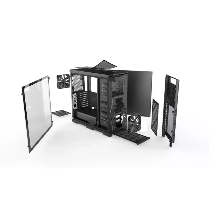 PC korpuss Phanteks Enthoo Pro Tempered Glass Full Tower melns