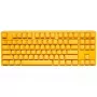 Ducky One 3 dzeltena TKL tastatūra Spēlēm USB Vācu Mehāniskā