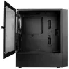 PC korpuss Kolink Inspire K12 ARGB Midi Tower — melns ar caurspīdīgu sānu, atbalsta ATX/Micro ATX/ITX, 2x3,5 collu + 2x2,5 collu nodalījumi