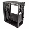 PC korpuss Kolink Inspire K12 ARGB Midi Tower — melns ar caurspīdīgu sānu, atbalsta ATX/Micro ATX/ITX, 2x3,5 collu + 2x2,5 collu nodalījumi