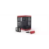 PC korpuss HYTE Y40 Midi Tower melns, sarkans