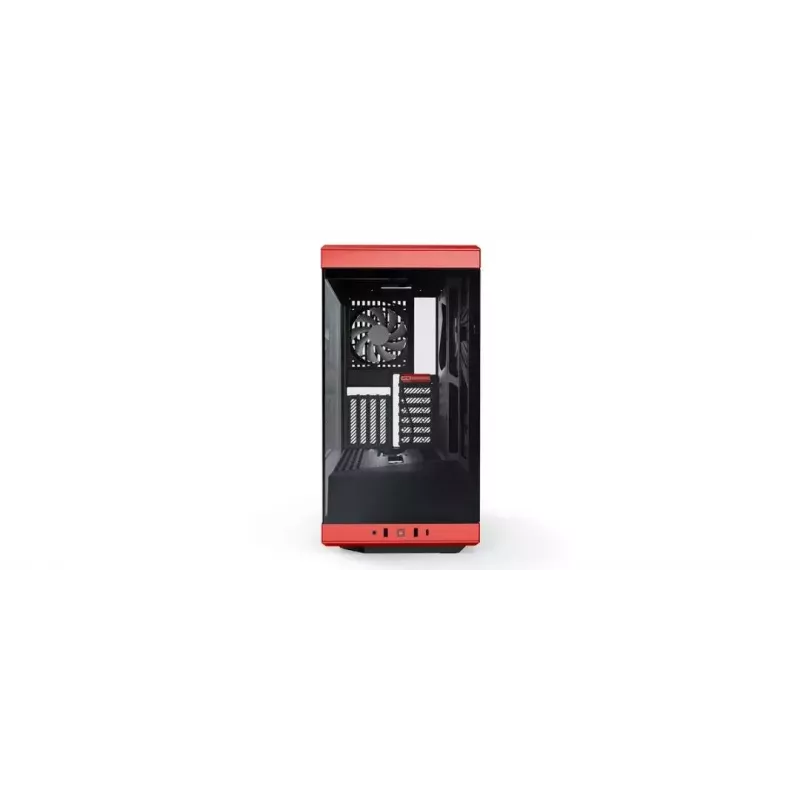 PC korpuss HYTE Y40 Midi Tower melns, sarkans