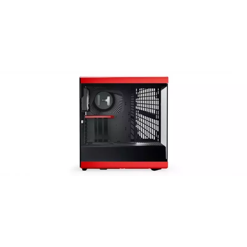 PC korpuss HYTE Y40 Midi Tower melns, sarkans