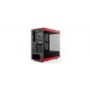 PC korpuss HYTE Y40 Midi Tower melns, sarkans