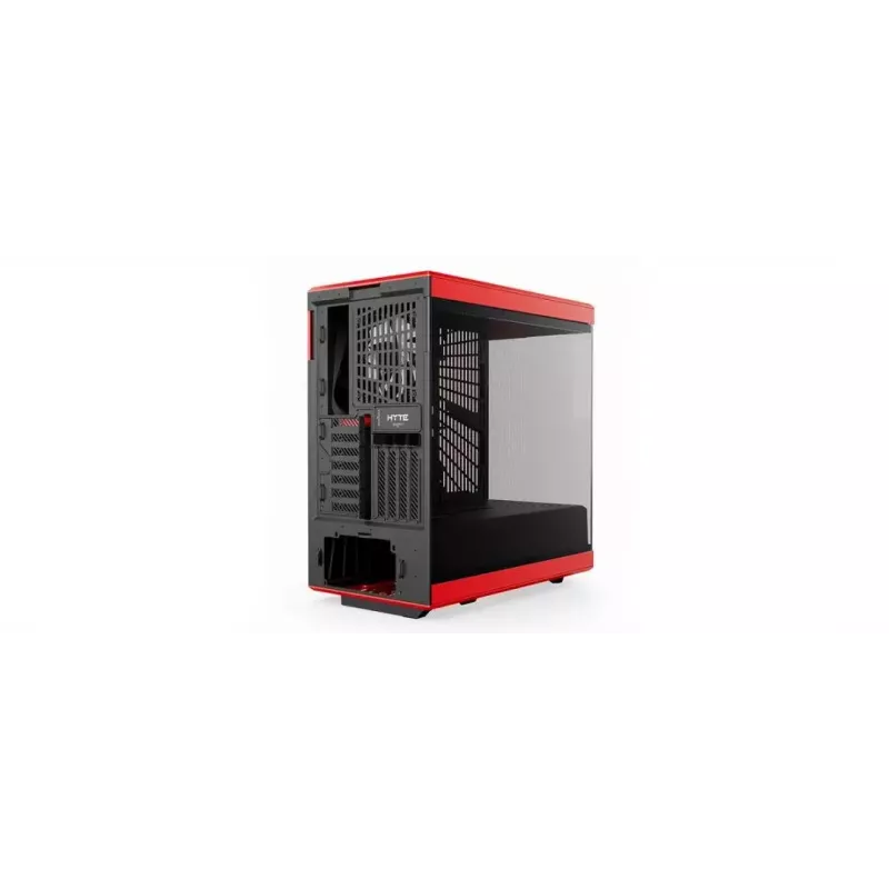 PC korpuss HYTE Y40 Midi Tower melns, sarkans