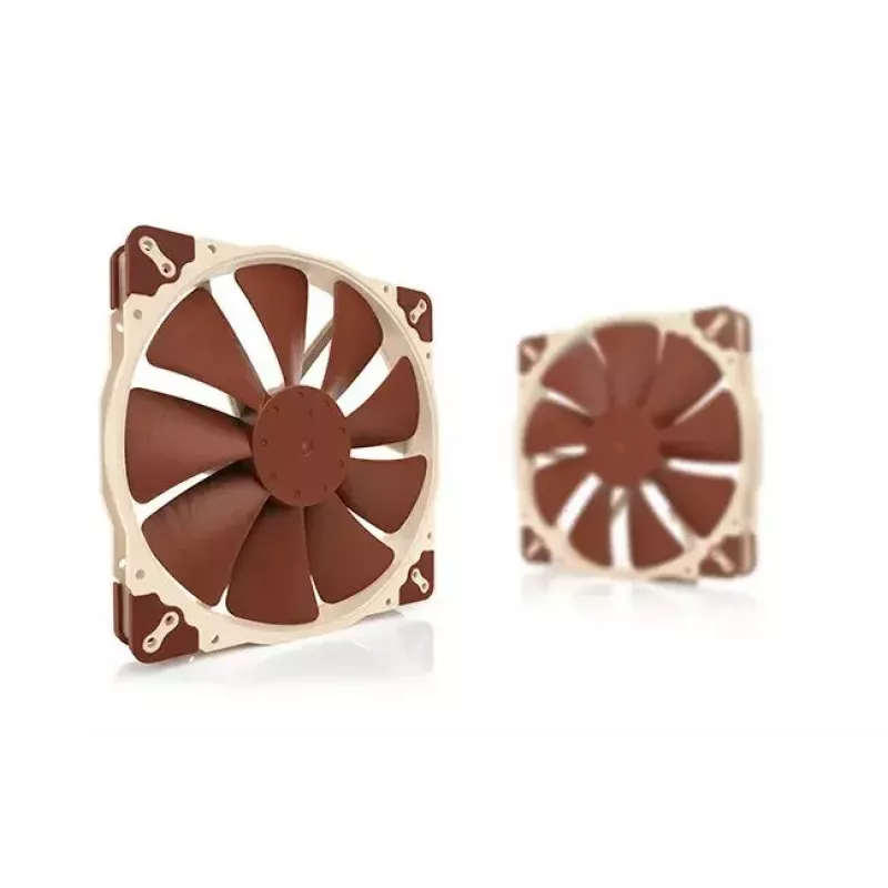 Datora korpusa ventilators Noctua NF-A20 PWM 200 mm, 4-pin PWM, 350–800 RPM, 146.9 m³/h, SSO gultnis