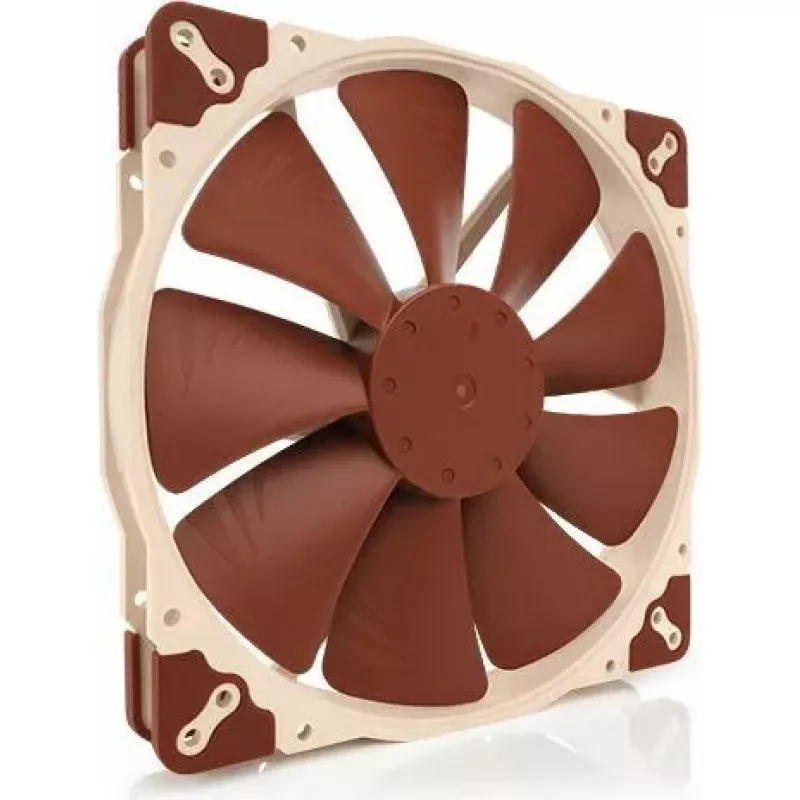 Datora korpusa ventilators Noctua NF-A20 PWM 200 mm, 4-pin PWM, 350–800 RPM, 146.9 m³/h, SSO gultnis