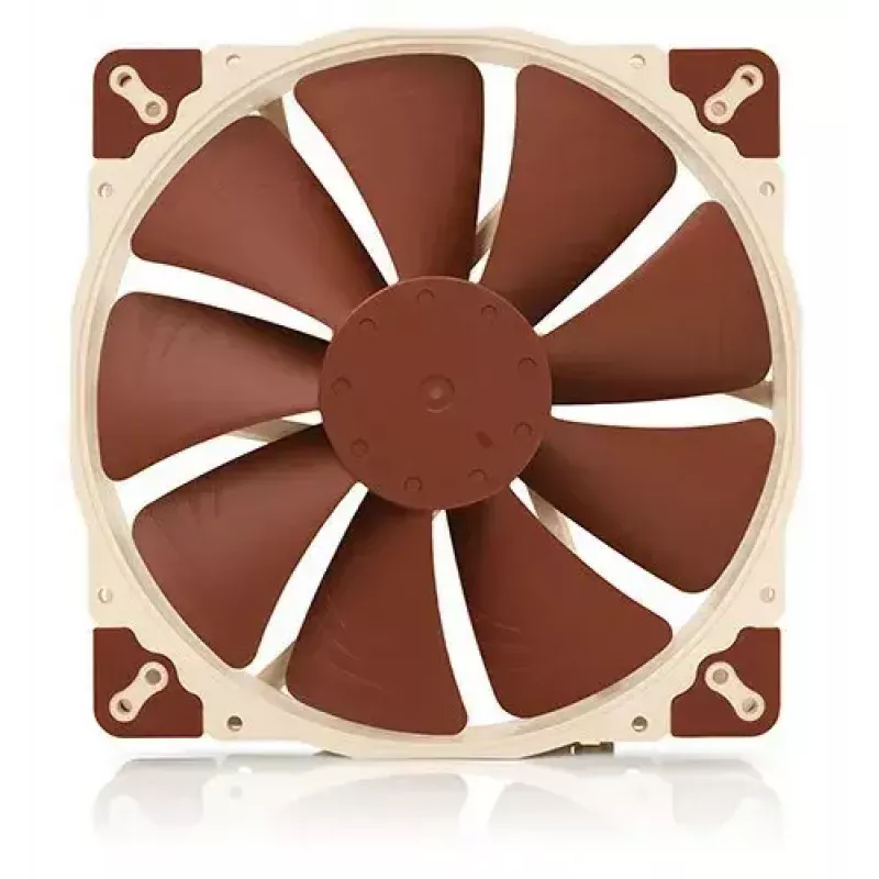 Datora korpusa ventilators Noctua NF-A20 PWM 200 mm, 4-pin PWM, 350–800 RPM, 146.9 m³/h, SSO gultnis