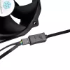 Kabelis Silverstone CPF05 0,1 m 4-pin uz 4-pin PWM