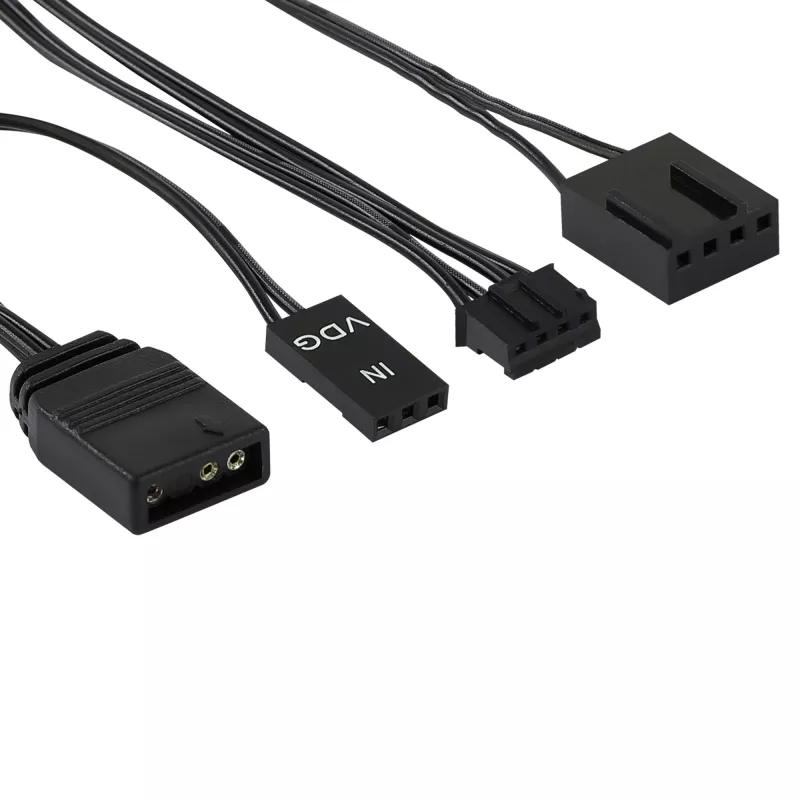 Aerocool ASTRO12PRO komplekts 3 ventilatori PC 12cm LED RGB pretvibrācijas tālvadība
