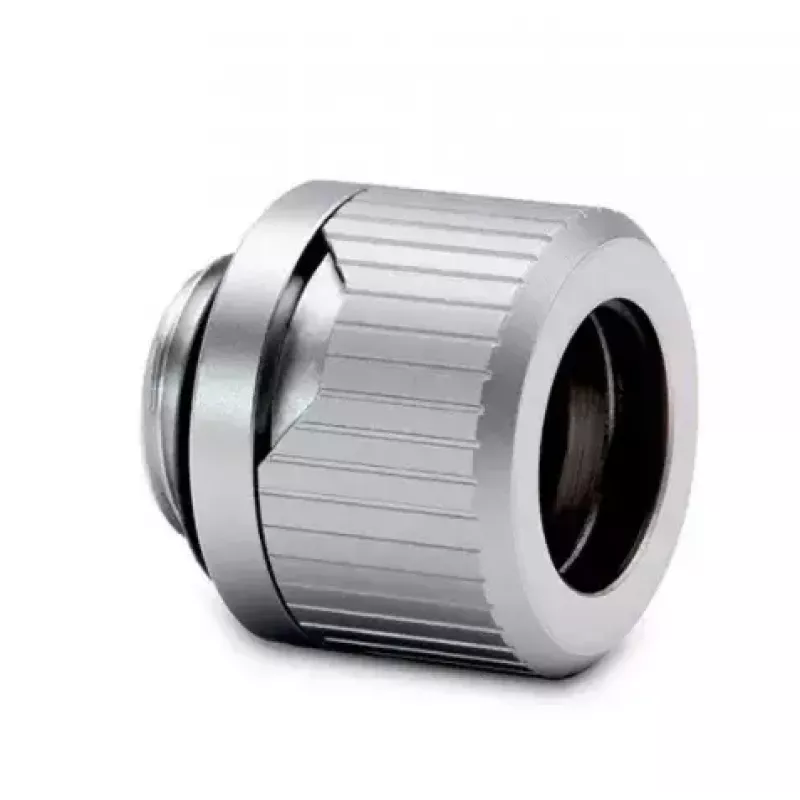 Armatūra EKWB HDC 12 — misiņš, titāna apdare, augstums 15 mm, diametrs 20 mm, caurule Ø 12 mm