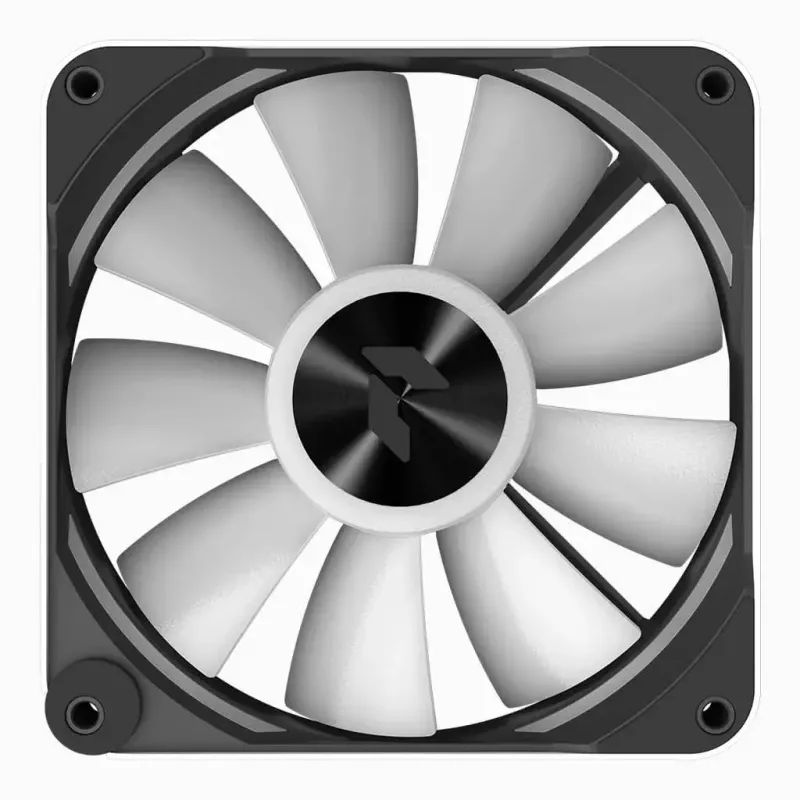 Ventilators APNX FP2-120 PWM ARGB Maksimālā gaisa plūsma 83,87 cfm Balts