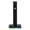 CORSAIR austiņu statīvs - St100 RGB Premium - ar statīvu 7.1 telpiskā skaņa - pielāgojams RGB apgaismojums