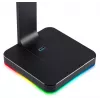CORSAIR austiņu statīvs - St100 RGB Premium - ar statīvu 7.1 telpiskā skaņa - pielāgojams RGB apgaismojums