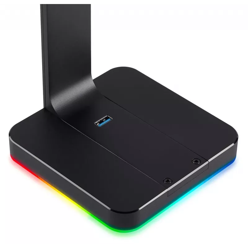 CORSAIR austiņu statīvs - St100 RGB Premium - ar statīvu 7.1 telpiskā skaņa - pielāgojams RGB apgaismojums