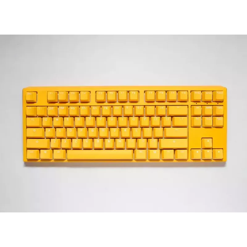 Ducky One 3 dzeltena TKL tastatūra spēlēm USB mehāniskā vadu