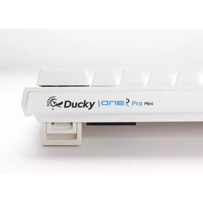 Ducky DKON2061ST tastatūra USB QWERTY US International balta mini mehāniskā RGB LED