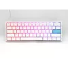 Ducky DKON2061ST tastatūra USB QWERTY US International balta mini mehāniskā RGB LED