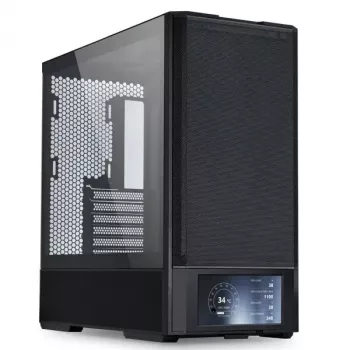 PC korpuss Lian Li LAN207DX Midi Tower melns