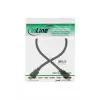 InLine High Speed HDMI kabelis ar Ethernet, M/M, melns, zeltīti kontakti, 3m