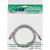 InLine komutācijas kabelis S/FTP PiMF Cat.6 250MHz PVC varš pelēks 3m