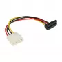 InLine SATA strāvas adaptera kabelis 5,25 collas / 15pin SATA 0,15 m, leņķis uz leju