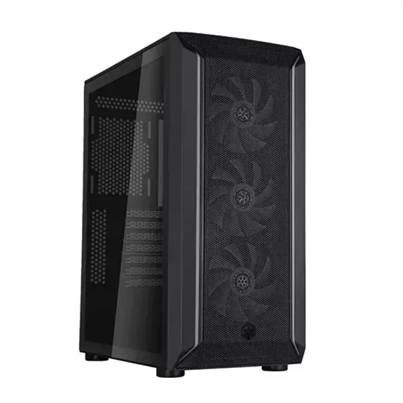 PC Case Silverstone FARA 511Z Midi Tower Melns