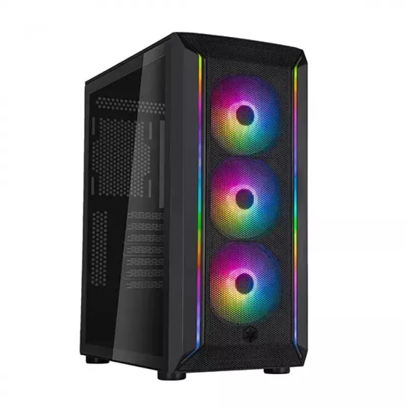 PC Case Silverstone FARA 511Z Midi Tower Melns