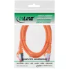 InLine komutācijas kabelis S/FTP PiMF Cat.6 250MHz PVC varš oranžs 2m