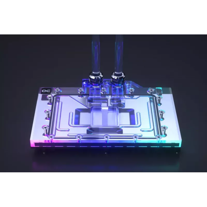 Ūdens bloks + Aizmugures plāksne Alphacool GPX-N Akrila Alumīnija Vara Melna 144.3x198.6x35.9mm