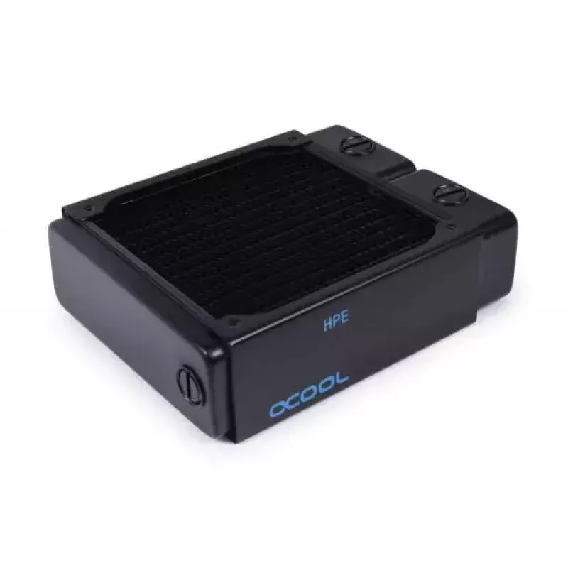Radiators Alphacool 14472 Brass Copper Stainless Steel Melns 124mm