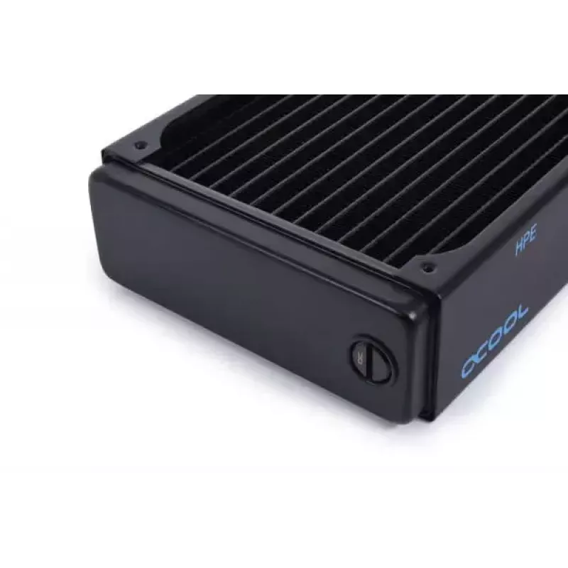 Radiators Alphacool 14472 Brass Copper Stainless Steel Melns 124mm