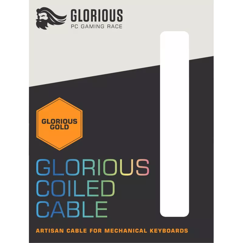 Glorious Gaming spirālais Gold 1.37 m