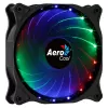 AEROCOOL COSMO12FRGB 120 mm datora korpusa ventilators, 1000 RPM, 15 gaismas diodes RGB, Molex savienotājs, 3,72 W, melns