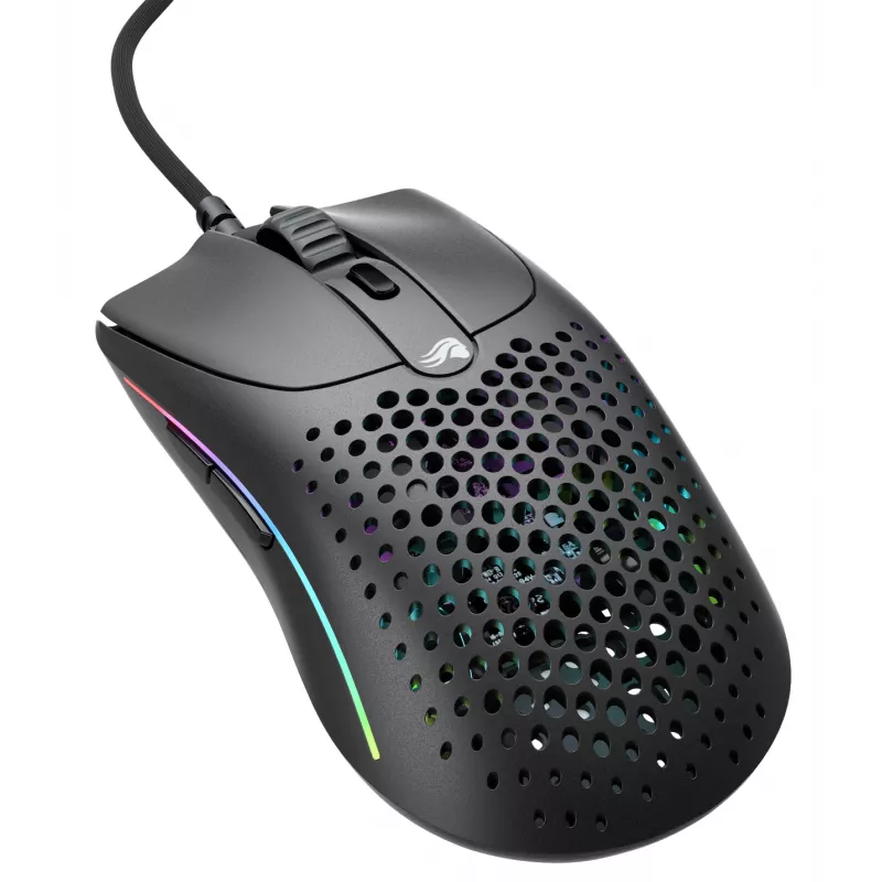 Glorious Gaming Glorious Model O Wired 2 - Matēti melns, Labroču, Optiskais, USB Type-A, 26000 DPI, 1 ms, Melns