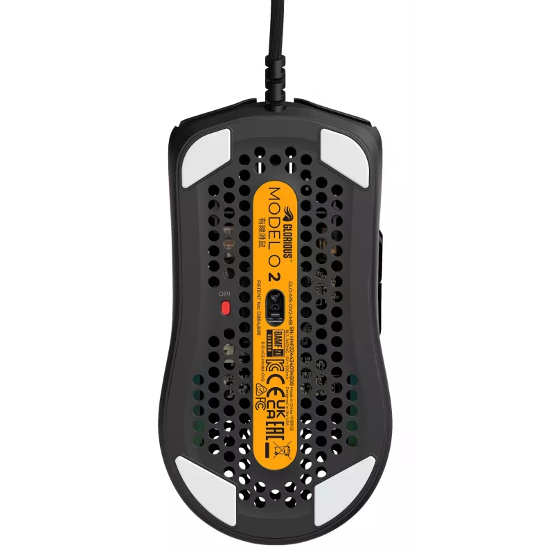 Glorious Gaming Glorious Model O Wired 2 - Matēti melns, Labroču, Optiskais, USB Type-A, 26000 DPI, 1 ms, Melns