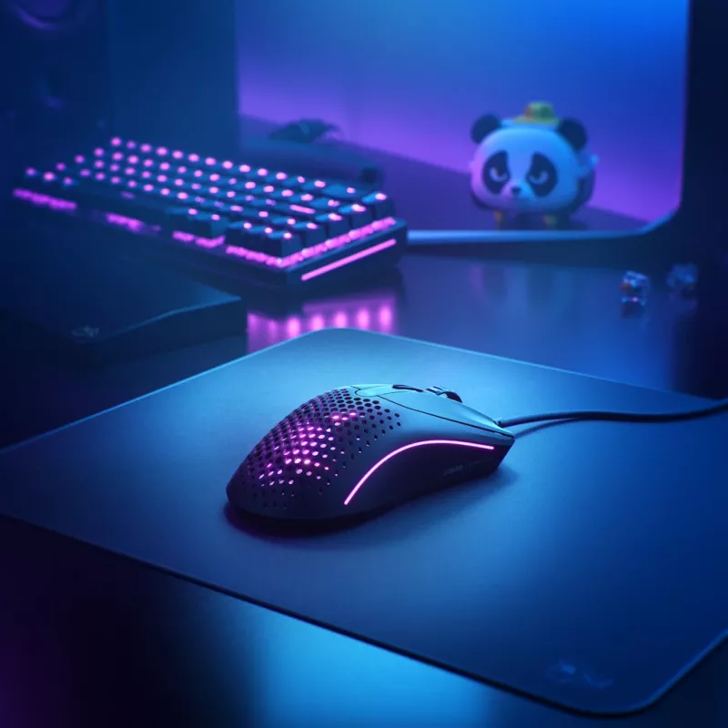 Glorious Gaming Glorious Model O Wired 2 - Matēti melns, Labroču, Optiskais, USB Type-A, 26000 DPI, 1 ms, Melns
