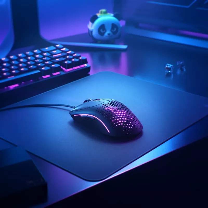 Glorious Gaming Glorious Model O Wired 2 - Matēti melns, Labroču, Optiskais, USB Type-A, 26000 DPI, 1 ms, Melns