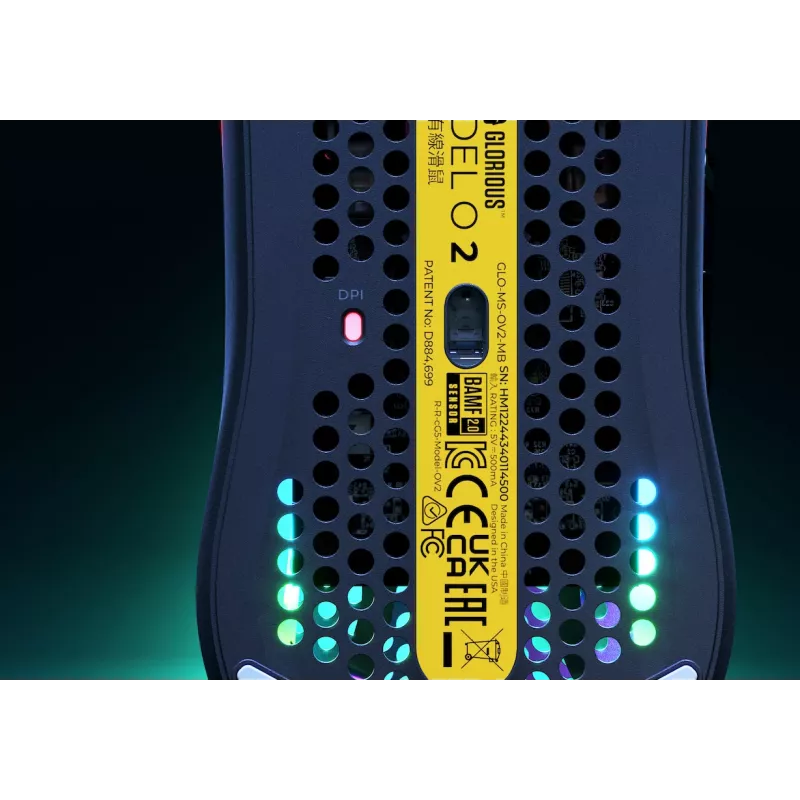 Glorious Gaming Glorious Model O Wired 2 - Matēti melns, Labroču, Optiskais, USB Type-A, 26000 DPI, 1 ms, Melns