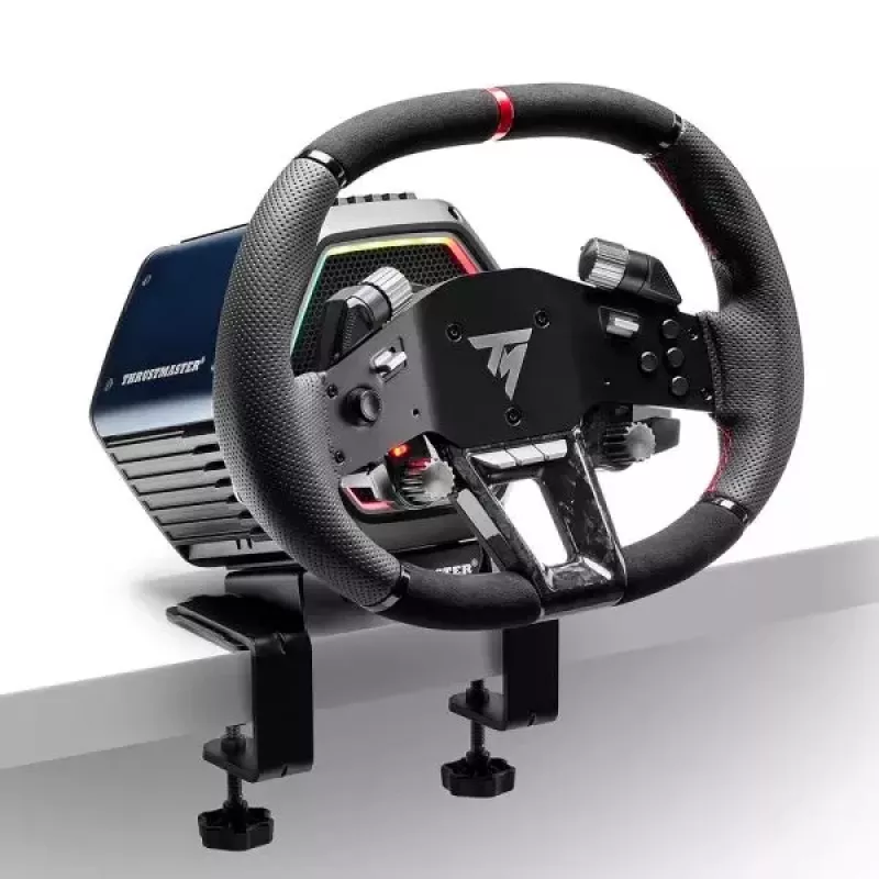 Thrustmaster Hypercar Wheel Add-On Melns, Sudrabs stūre PC, PlayStation 4, PlayStation 5, Xbox, Xbox One