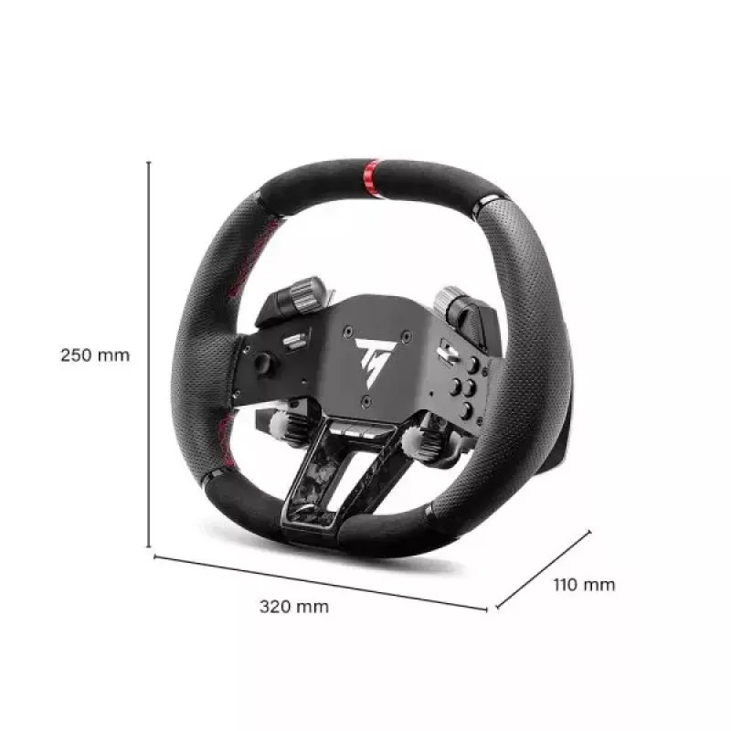 Thrustmaster Hypercar Wheel Add-On Melns, Sudrabs stūre PC, PlayStation 4, PlayStation 5, Xbox, Xbox One