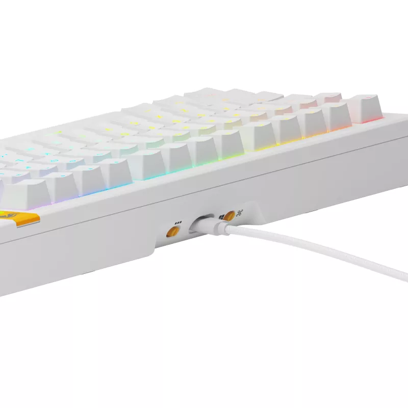 Mehāniskā tastatūra GLORIOUS GMMK 3 HE 75% Wired balta US izkārtojums